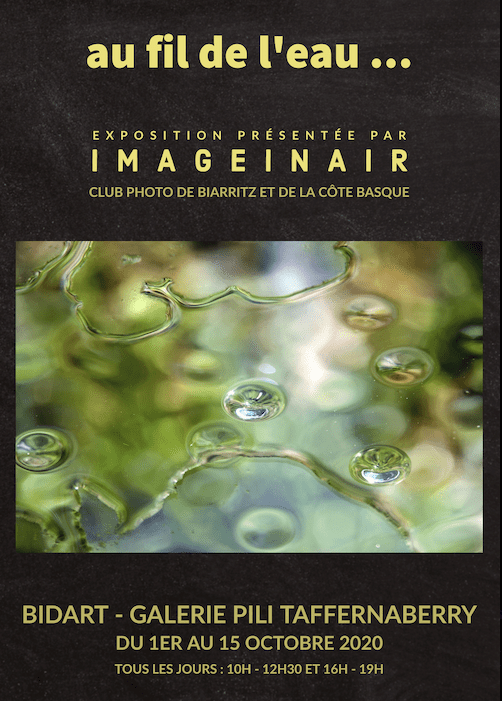 Affiche de l'exposition au fil de l'eau